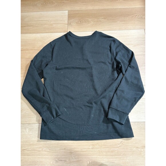 ALGO Men's XL Long Sleeve Waffle Knit Henley Performance Base Shirt - Picture 7 of 7